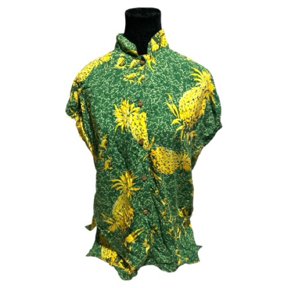 Vintage Kilauea made in Hawaii 2 piece set top and capris tropical summer - Picture 2 of 4